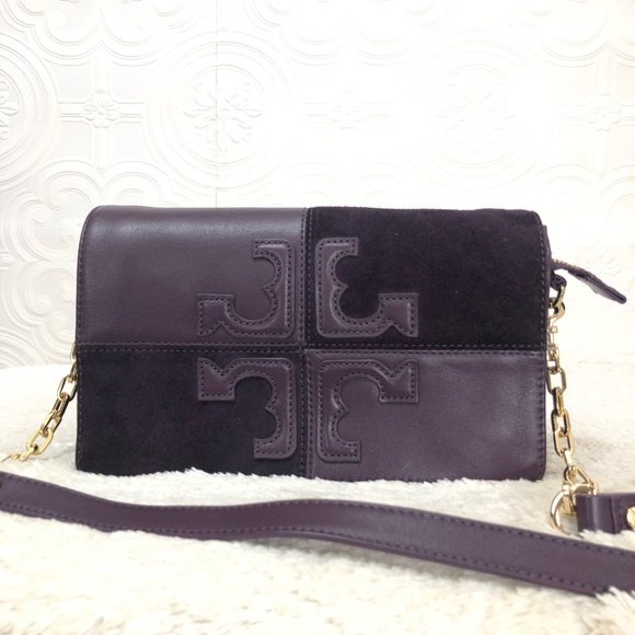 Tory Burch Handbags - 🌸OFFERS?🌸Tory Burch Deep Purple Eggplant Crssbdy